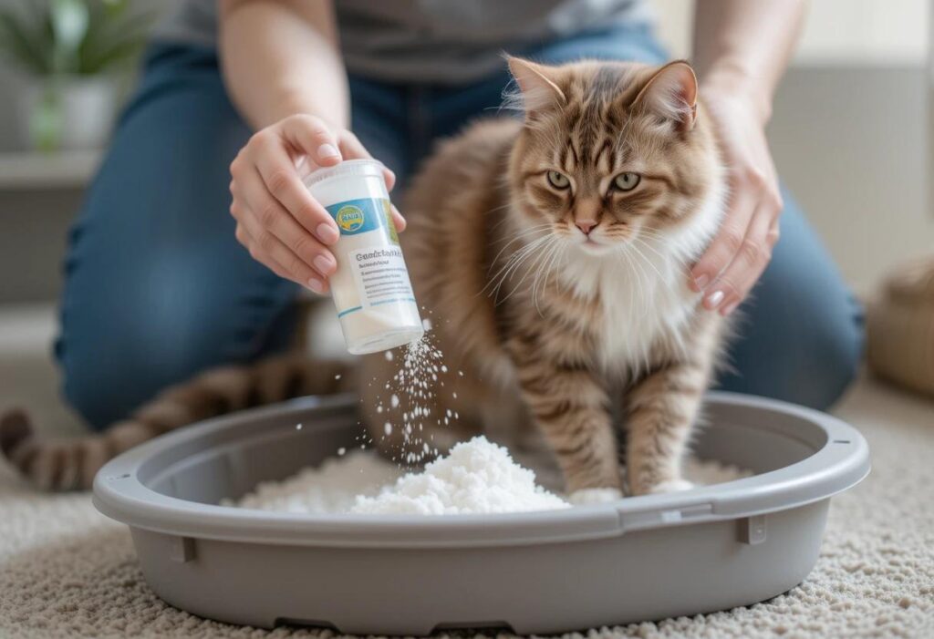 manage litter box odor in small apartments