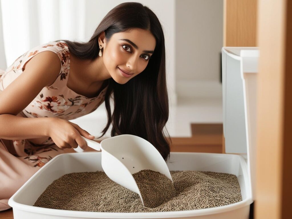 manage litter box odor in small apartments