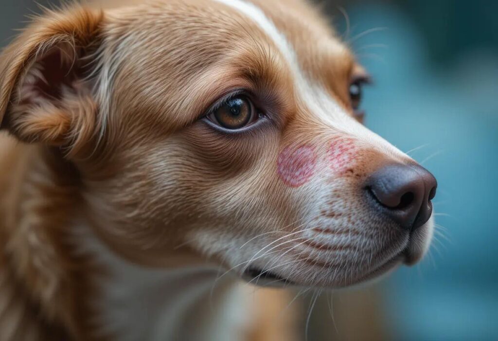 a dog with common pet skin problems